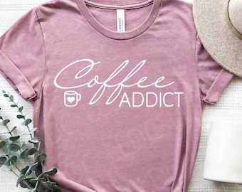 Coffee addict svg | Caffeine svg | Coffee svg | Coffee shirt svg | Mom svg | Mom life svg | Home decor svg | New mama svg | Coffee cup svg |