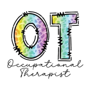 Occupational Therapist png, OT png, Occupational Therapy png, Therapy png, OT shirt png, rainbow Occupational Therapist, occupational png