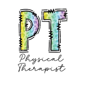 Physical Therapist png jpg, Therapy png, Physical Therapy png, PT png, pt png, Physical therapist shirt png, work of heart, rainbow leopard.