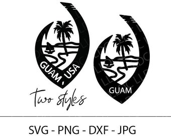Guam SVG | Guam seal svg | Guam Vector File | Guam Hook svg | Guam territory svg | Guam picture svg | GU svg | Guam flag svg, Guam territory
