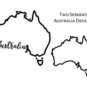 Australië overzicht SVG, Australië Vector, Australië ontwerp, Land svg, Australië vorm, Australië silhouet svg, Australische png. AUS-svg.