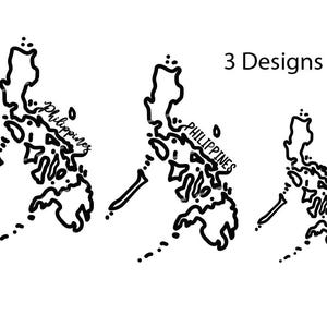 Philippines outline SVG, Philippines Vector File, Philippinas design, Country svg, Philippines shape svg, Philippines silhouette svg, PH svg