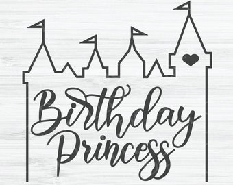 Birthday princess SVG File | Birthday svg | Cute birthday shirt svg | Toddler svg | Birthday girl svg | Little girls birthday cut file |