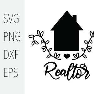 Realtor SVG File | Real Estate Agent svg | Real Estate svg | Home sweet home svg | House outline svg | Home sweet home svg, Licensed to sell