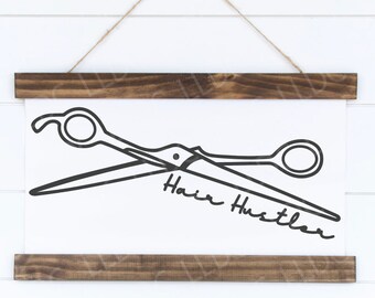 Hair Hustler SVG / Tijeras svg / Peluquería svg / Peluquería svg / Peluquería svg / Peluquería svg / Corte de pelo svg / Cosmetología svg /