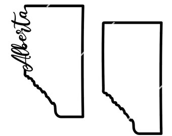 Alberta outline SVG, Alberta Vector, Alberta cursive design, Country svg, Alberta Canada svg, Silhouette, Canadian svg, Alberta Canada png