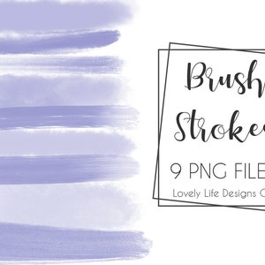 Purple watercolor brush stroke png | Paint brush strokes clip art | Lavender colored brush stroke clip art | Purple colored png | Paint png