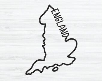 Download England Outline Svg Etsy