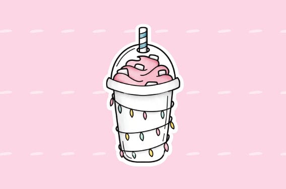 Printable Pink Christmas Digital Sticker Bundle, Digital PNG Stickers ...