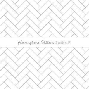 May include: A seamless black and white herringbone pattern. The pattern is made up of thin lines that create a repeating chevron design. The text "Herringbone Pattern Seamless JPG" is at the bottom of the image.