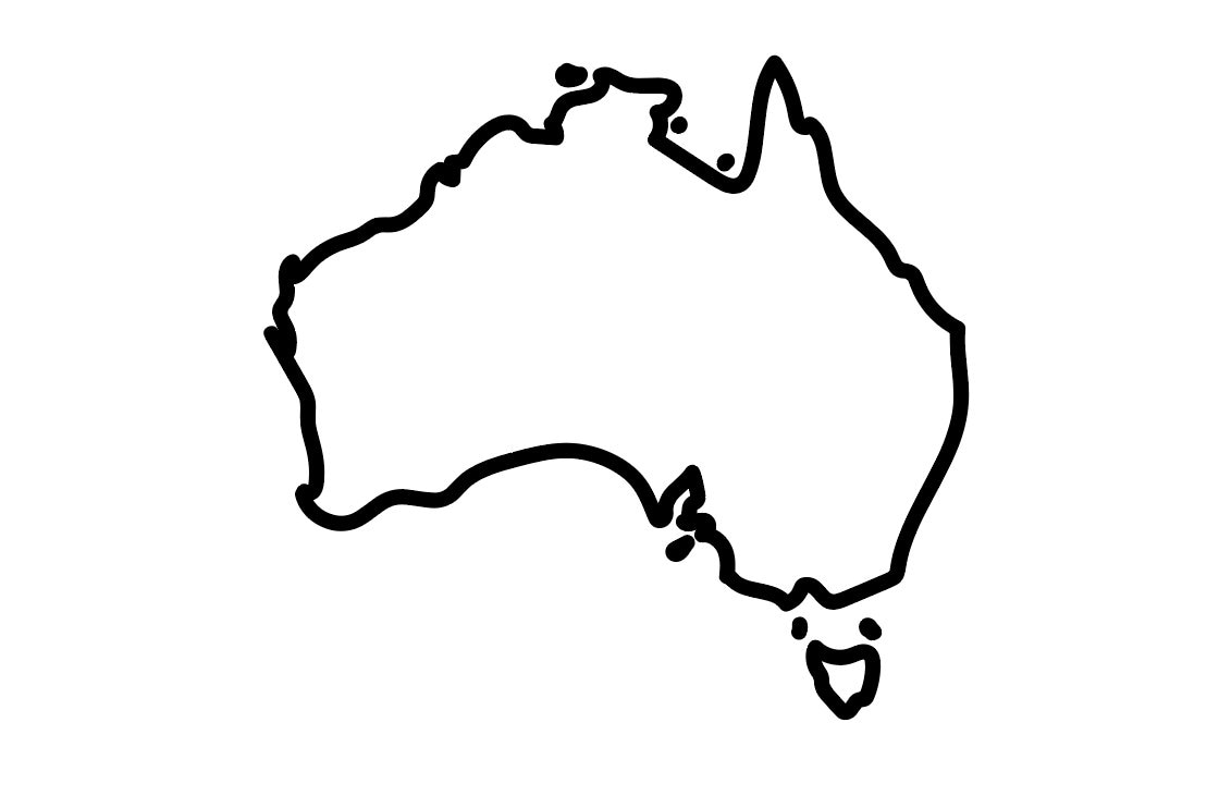 Australia Outline SVG, Australia Vector, Australia Design, Country Svg ...