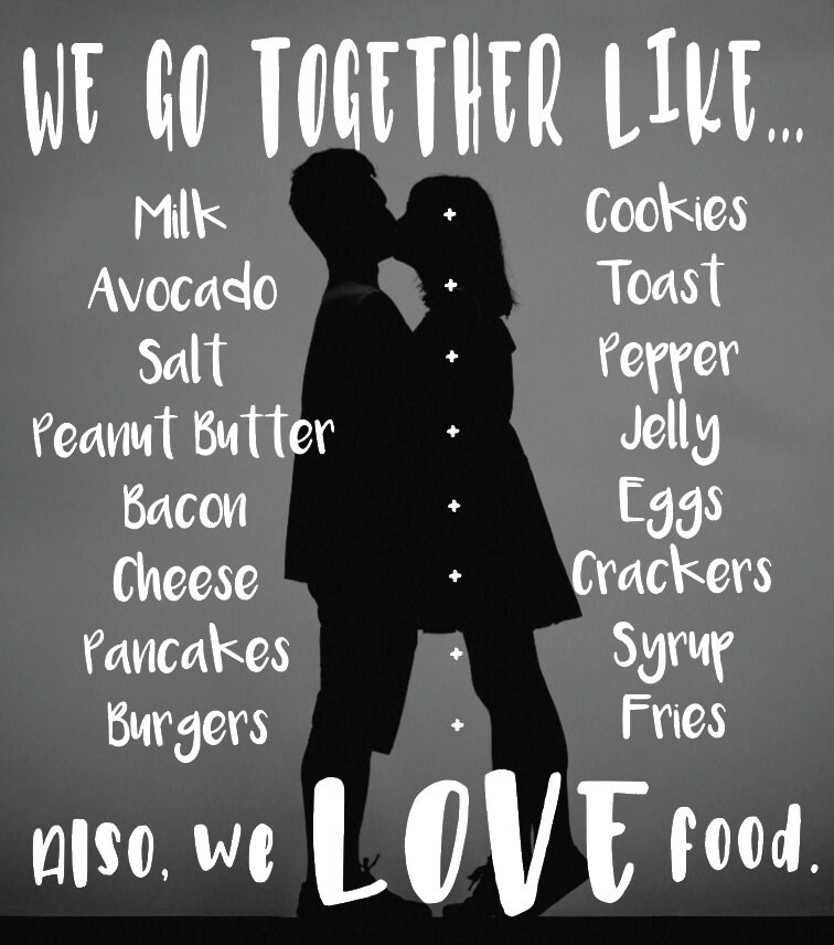 We Go Together Like SVG File | Food Svg | Milk and Cookies Svg | Bacon ...