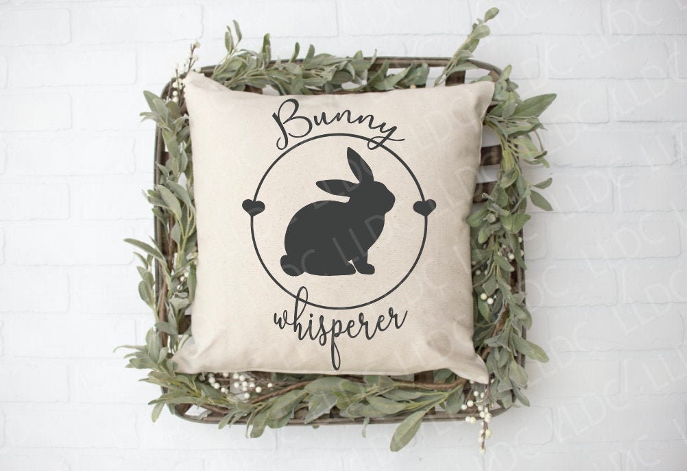 Bunny svg. Bunny whisperer svg file. Animal svg. Rabbit svg. Rabbit cut file. Rabbit silhouette. Cute bunny rabbit svg. Easter bunny svg.