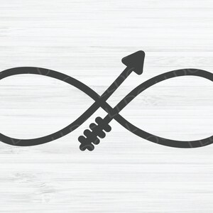 Infinity Sign Svg. Arrow Svg. Infinity Sign Arrow Svg. Cricut Svg ...