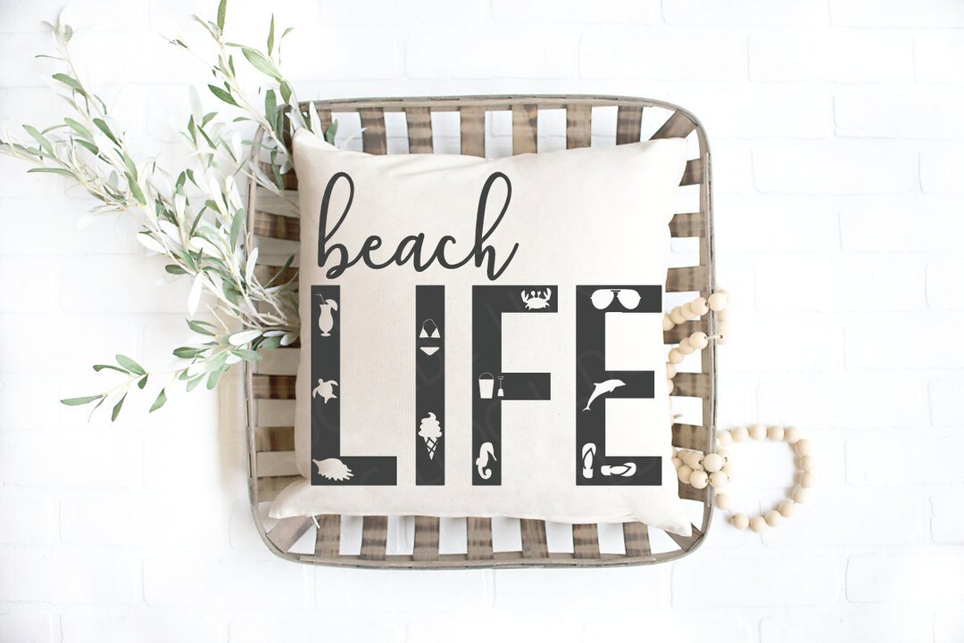 Beach Life Svg Beach Svg, Turtle Svg, Sea Horse Svg, Ocean Svg, Beach