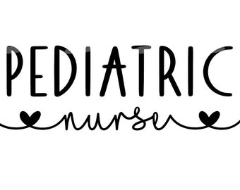 Pediatric Nurse SVG PNG, Children's Nurse SVG, Nurse life svg, pediatric png, Pediatric doctor svg, Nursing svg, peds nurse svg, picu nurse