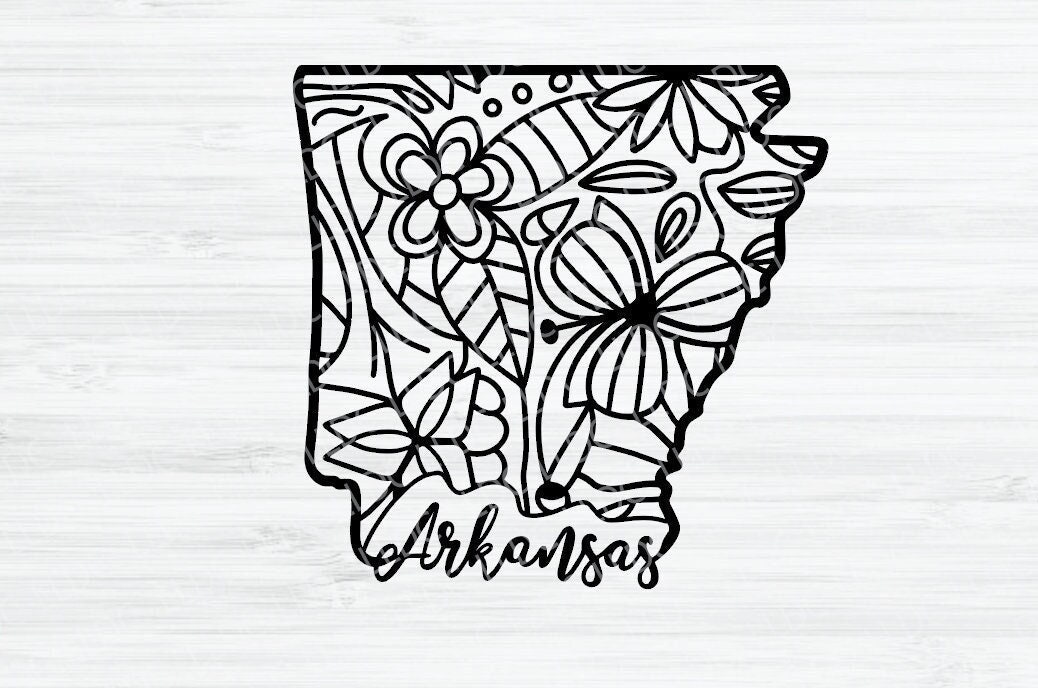 Arkansas Clear Acrylic Blank for keychains, ornaments, signs and more
