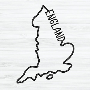 Engeland schets SVG | Engeland Schrijven Vector Bestand | Engeland design | Country svg, Engelse vorm svg, Engeland silhouet svg, Stencil, UK svg