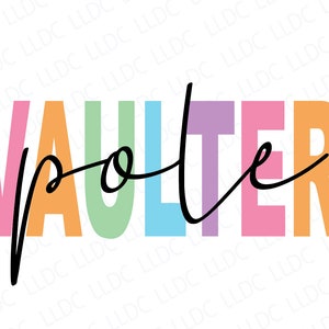 Pole vaulter Rainbow Svg, Track and Field svg, Jumper svg, Pole vault svg, Athlete png Track life svg, Track and field vector, Pole vaulting