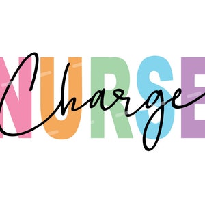 Charge Nurse Svg Png Dxf Jpg Clinic Nurse Ward Nurse RN - Etsy