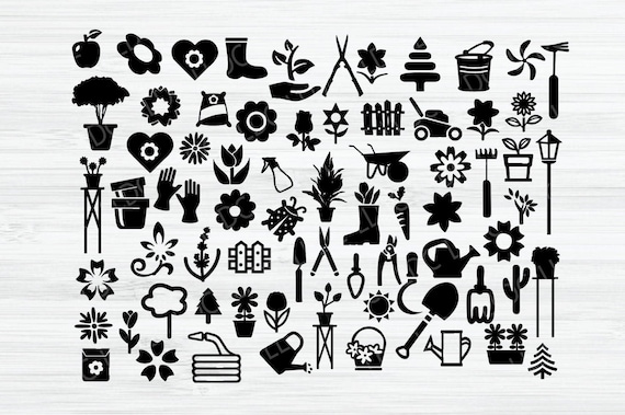 Gardening bundle SVG. Garden svg. Gardening svg. Flowers SVG. Nature svg. Trees svg. Plants svg. Garden tools svg. Love to garden svg. Yard.