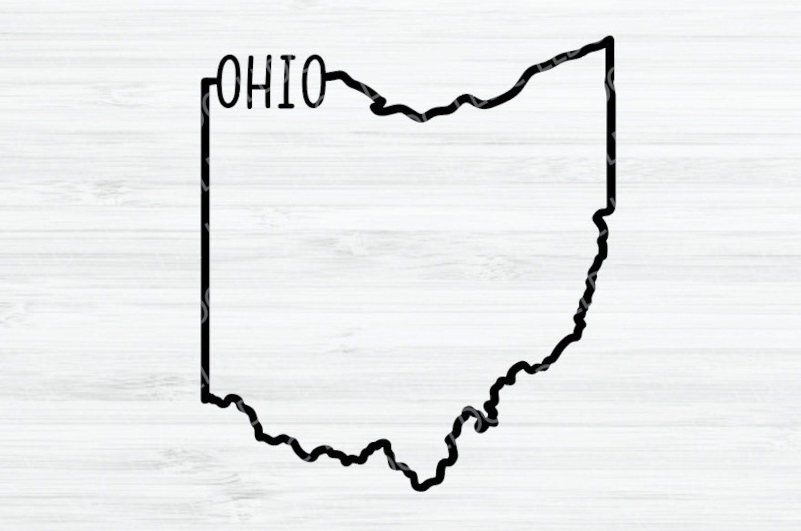 Ohio outline SVG. Ohio Vector File. Ohio design. Ohio state Etsy
