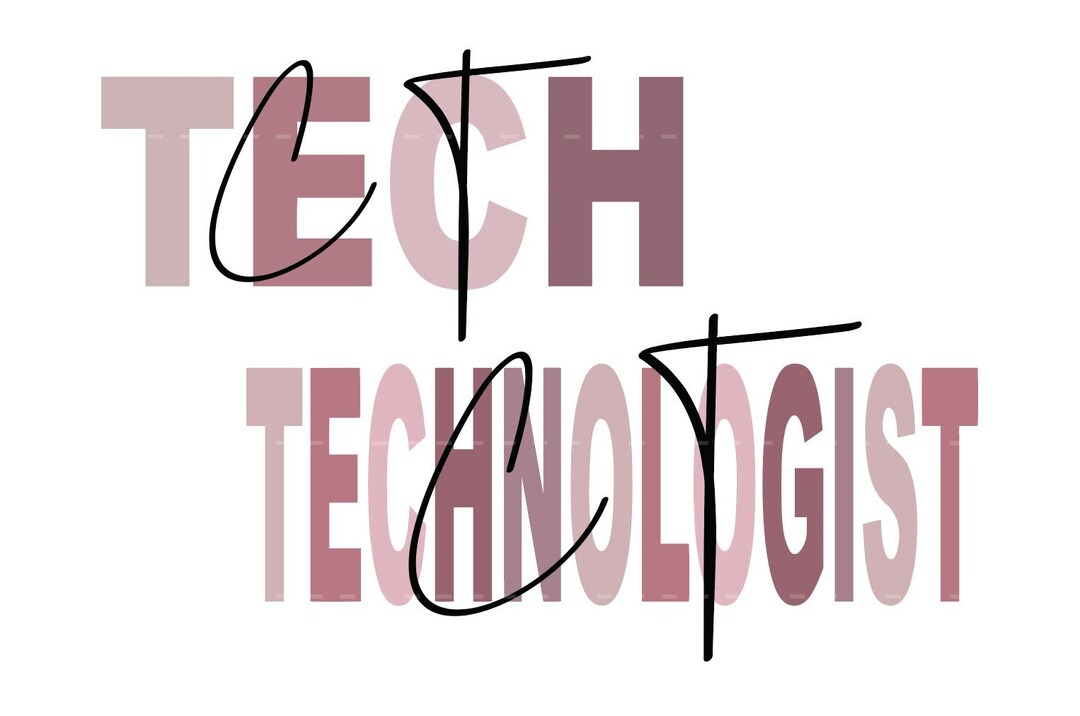 CT Tech Svg/png/dxf/jpg, Computed Tomography Tech SVG, Ct Technologist