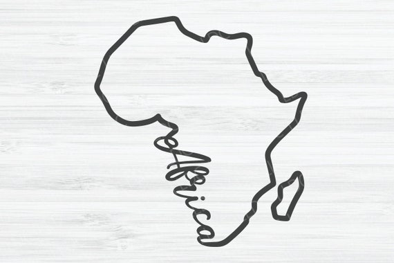 Africa Outline SVG Africa Cursive Vector File Africa Design Continent Svg  Africa Shape Svg Africa Silhouette Svg Africa Stencil - Etsy Singapore