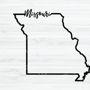 Missouri outline SVG. Missouri Cursive Vector File. Missouri design. Missouri state Digital File. Missouri State svg. Missouri shape. MO svg