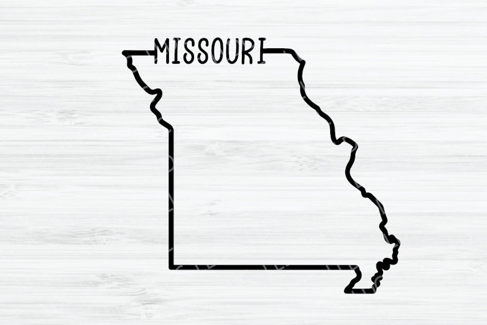 Missouri Outline SVG. Missouri Vector File. Missouri Design. | Etsy