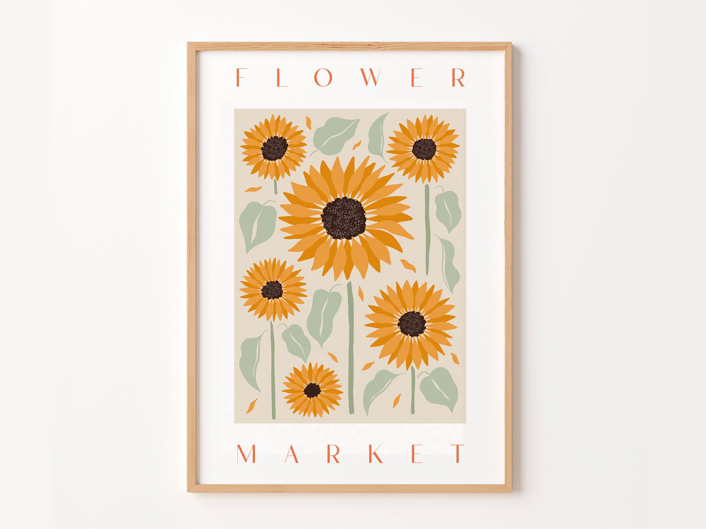 Society6 ケース Yellow sunflower Amazon.com: ZXHYWYM Sunflower Canvas Wall Art Vintage