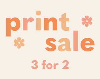 PAPER PRINT SALE, 3 for 2, Buy 2 Get 1 Free, Boho Print Set, Gallery Wall Set, Boho Prints, Custom Wall Art, Wall Prints, Boho Wall Decor