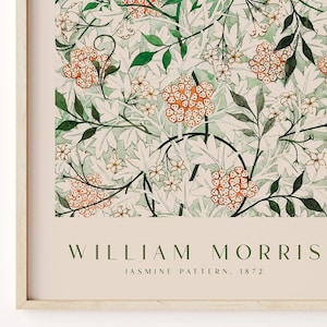 William Morris Print, Morris Exhibition Poster, William Morris Flower Pattern, Vintage Print, William Morris Décor, Wall Prints, Wall Art image 8