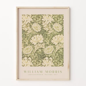 William Morris Print Set, Set of 6, William Morris Exhibition Poster, Morris Pattern Print, William Morris Décor,Gallery Wall,Wall Print Set image 6