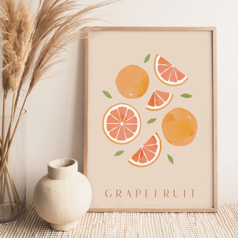 Grapefruit Print Trouser main image 1