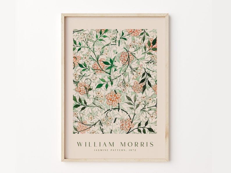 William Morris Print Set, Set of 6, William Morris Exhibition Poster, Morris Pattern Print, William Morris Décor,Gallery Wall,Wall Print Set image 3