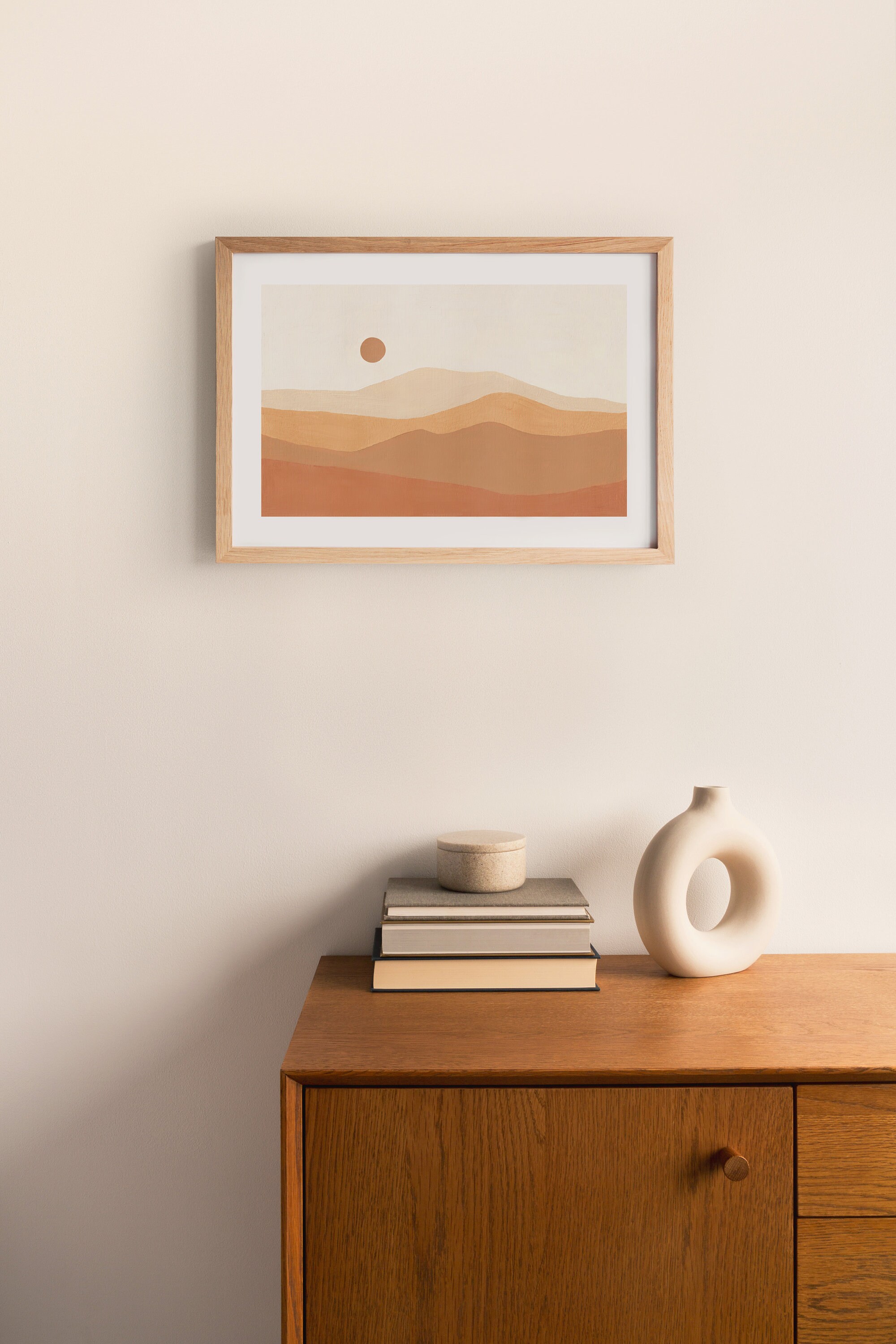 Desert Art Print, Wall Boho Art, Desert Painting, Landscape Poster, Decor, Abstract Paintings, Boho,