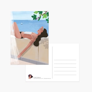 Giorni come questa cartolina, estate, cartolina di vacanza, cartolina di mare
