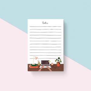 Notepad Office desk A6, To Do Desk Pad, Office Notepad, To Do List Notepad, desk planner, stationery notepad, to do notepad