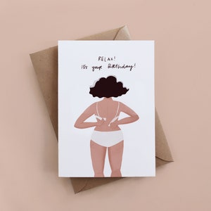 se détendre! C’est votre carte d’anniversaire, cadeau pour elle, carte excentrique, carte drôle, carte d’amour, carte d’anniversaire, carte de détente, cadeau pour la femme