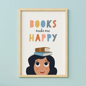 Reading Corner Prints, Kids Room Decor, Set of 6 (instant Download) - Etsy