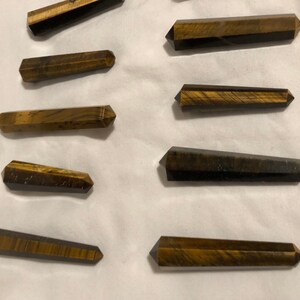 Miniature Tigers Eye Points YOU CHOOSE for wire wrapping and projects