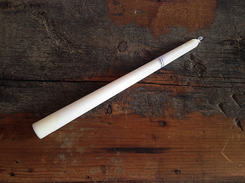 Taper Candle Milk White Taper Candle White Soy Wax Candle Etsy