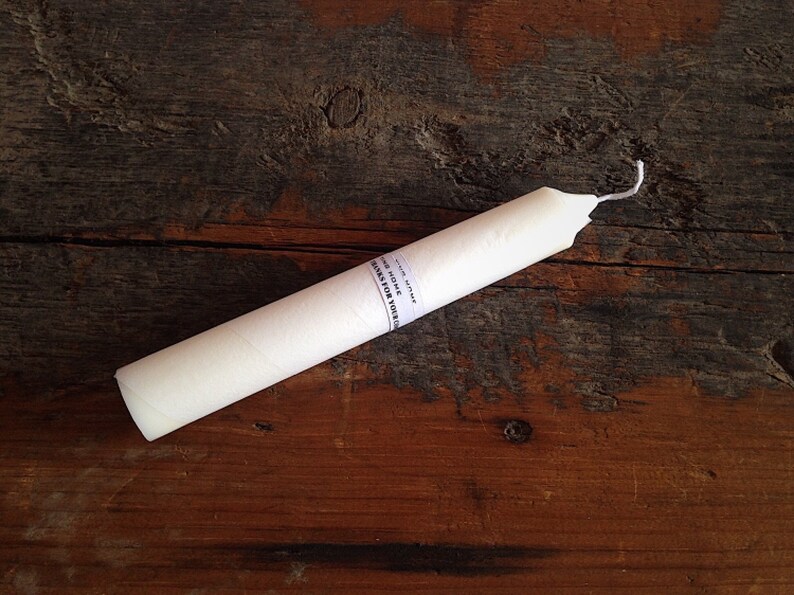 Taper Candle Milk White Taper Candle White Soy Wax Candle Etsy