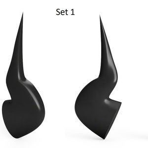 7 Sets of Horns Dnd Tiefling Demon Cosplay 3D Print Model - Etsy
