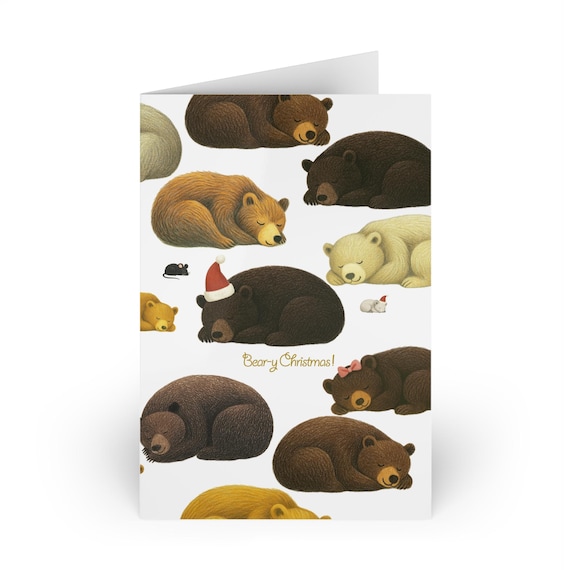 The Bear's Den | Christmas Greeting Card