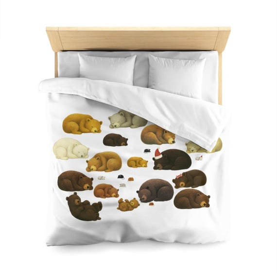 The Bear's Den | King Cotton Duvet Cover