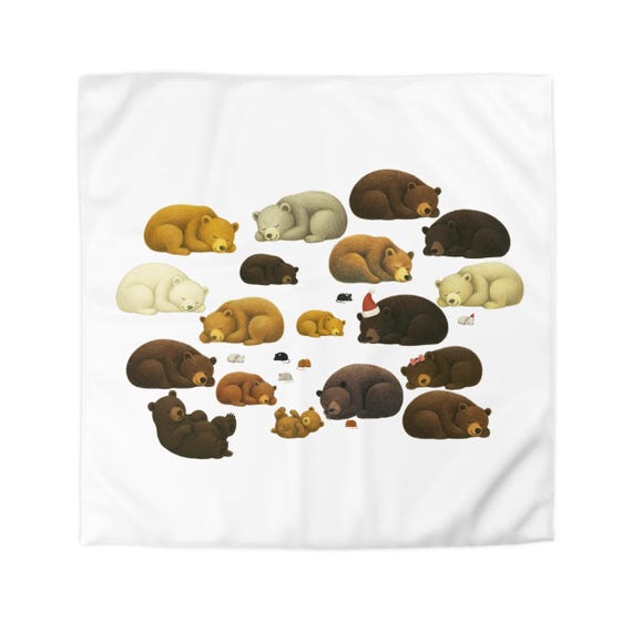 The Bear's Den | Queen Cotton Duvet Cover