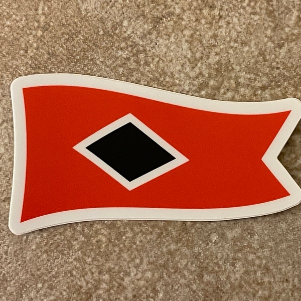 Upper Lakes Shipping Fleet House Flag Sticker