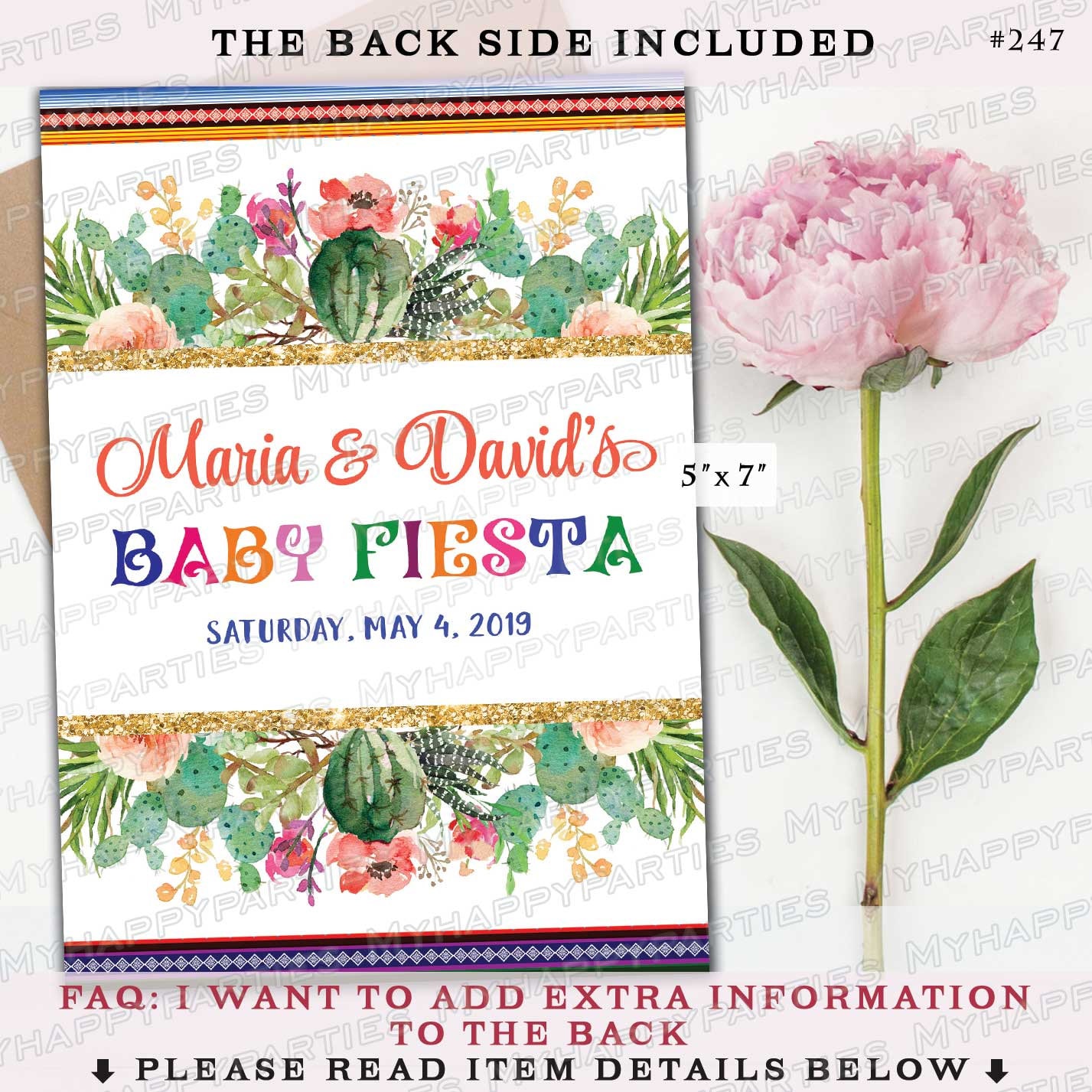 Fiesta Cactus Baby Shower Desert Boy Mexican Blanket - Etsy